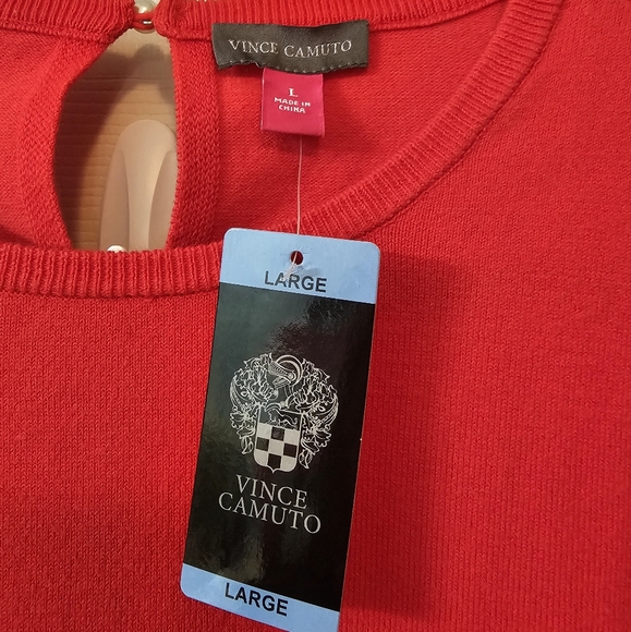 Top Vince Camuto Office Wear Luxury Business Casual Elegant Wear - Picture 2 of 13